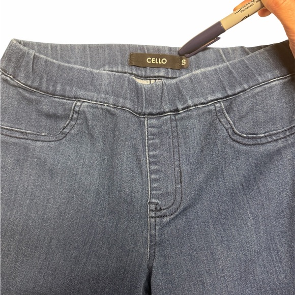 Cello Small Dark Blue Stretch Flared Women’s Jeans - Picture 2 of 7